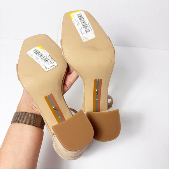 SAM EDELMAN DANIELLA BLOCK HEEL BEIGE WOMEN SANDALS SIZE 10 BRAND NEW - Picture 8 of 8